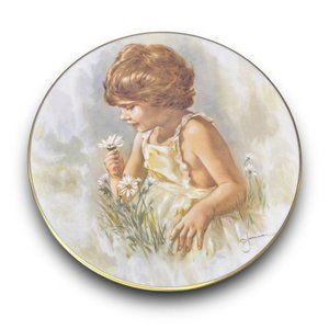 1982 Collectible Plate #3333 GORHAM Fine CHINA "Future Florist" by Leo Jansen